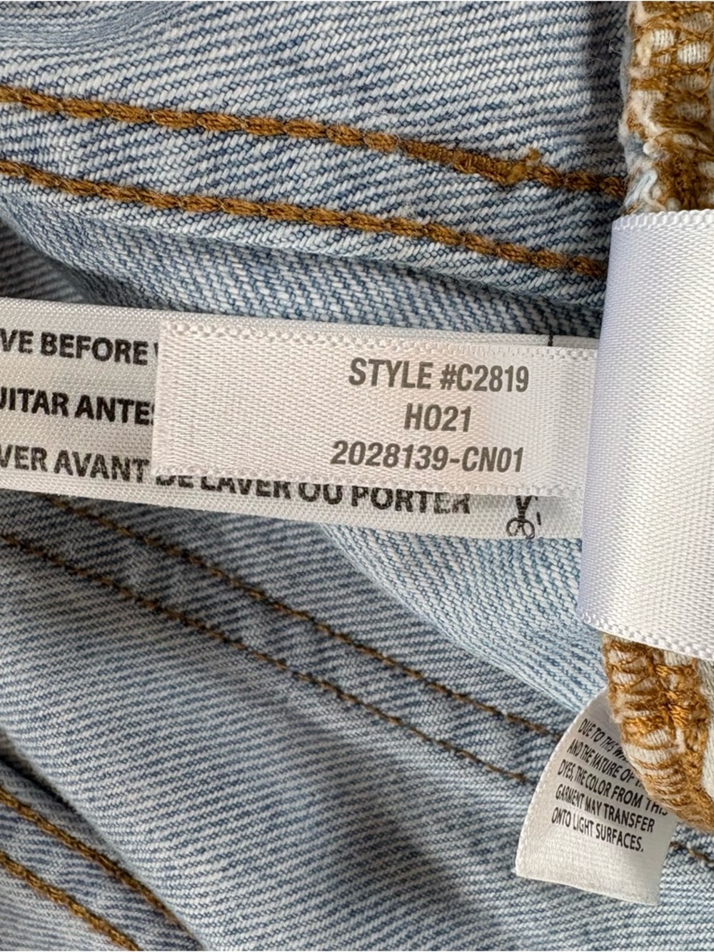 Madewell Perfect Vintage Jeans Womens Sz 28 Light Wash Tapered High Rise Denim - Picture 10 of 10